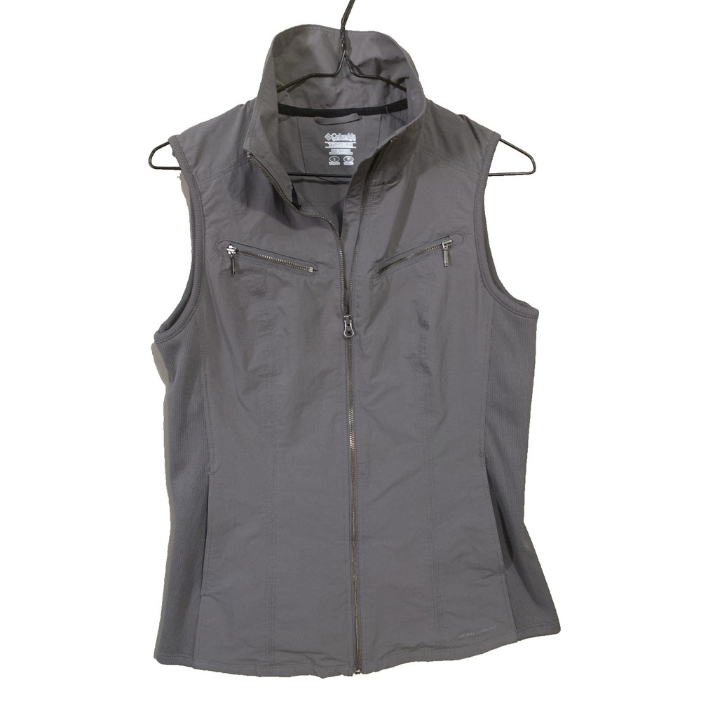 Columbia Titanium‎ Omni-Shield Vest Women's S Gray Unlined Outdoor Hiking